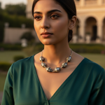 Load image into Gallery viewer, Raw Diamond Beads in Sterling Silver | Artisan Jewelry