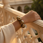 Load image into Gallery viewer, Beaded Gold & Diamond Beads for Jewelry Making | Handmade