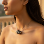 Load image into Gallery viewer, Oxidized Silver Diamond Bead for Women | Daily Wear Jewelry