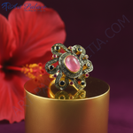 Load image into Gallery viewer, Gemstone Ring for Women | Ruby & Sapphire | Art Palace Jewelry