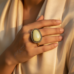 Load image into Gallery viewer, gold plating Ring with Pearl & Diamond Accents | Women's Jewelry Gift