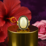 Load image into Gallery viewer, gold plating Ring with Pearl & Diamond Accents | Women's Jewelry Gift