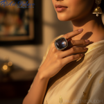 Load image into Gallery viewer, Sapphire & Diamond Ring for Women | Square Cut Halo Ring