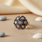 Load image into Gallery viewer, Vintage Flower Diamond Ring | gold plating Ring for Women