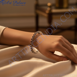 Load image into Gallery viewer, Silver Cubic Zirconia Bangle Bracelet for Women | Daily Wear