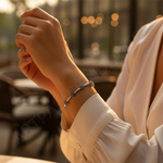 Load image into Gallery viewer, Silver Blue Gemstone Bracelet for Women | Fashion Jewelry