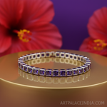 Load image into Gallery viewer, Silver Amethyst Square Bracelet for Women | Gift Jewelry