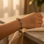 Load image into Gallery viewer, 925 Silver Flower Bracelet for Women | Floral Jewelry