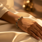 Load image into Gallery viewer, 925 Silver Green Stone Bracelet for Women | Fashion Jewelry