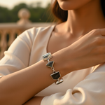 Load image into Gallery viewer, Smoky Quartz Bracelet | 925 Sterling Silver | Women's Jewelry