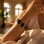 Load image into Gallery viewer, 925 Silver Onyx Stone Bracelet | Women's Jewelry Gift