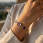 Load image into Gallery viewer, Silver Gemstone Bracelet for Women | Daily Wear Jewelry