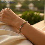 Load image into Gallery viewer, 925 Silver Green Stone Bracelet for Women | Daily Wear Gift