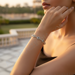 Load image into Gallery viewer, 925 Silver Blue Stone Bracelet for Women | Silver Jewelry