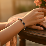 Load image into Gallery viewer, 925 Silver Blue Stone Bracelet for Women | Daily Wear Jewelry