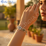 Load image into Gallery viewer, 925 Silver Citrine Bracelet for Women | Statement Jewelry