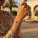 Load image into Gallery viewer, 925 Silver Iolite Bracelet for Women | Oval Gemstone Jewelry