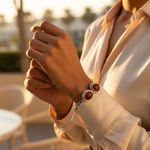 Load image into Gallery viewer, Silver Carnelian Cufflinks for Men | Formal Jewelry Gift