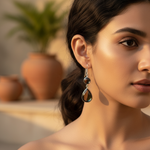 Load image into Gallery viewer, 925 Sterling Silver Earrings with Gemstone | Dangle Earrings for Women