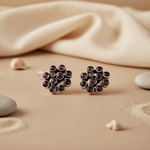 将图像加载到图库查看器中, 925 Silver Amethyst Earrings for Women | Gemstone Jewelry