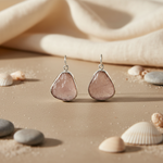 Load image into Gallery viewer, Silver Druzy Stone Earrings for Women | Statement Jewelry