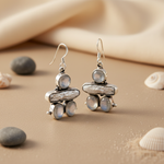 Load image into Gallery viewer, 925 Silver Moonstone Drop Earrings for Women | Dangle Earrings