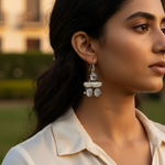 Load image into Gallery viewer, 925 Silver Moonstone Drop Earrings for Women | Dangle Earrings