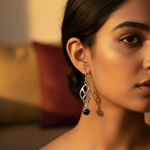 Load image into Gallery viewer, 925 Sterling Silver Black Onyx Earrings for Women | Celtic Knot