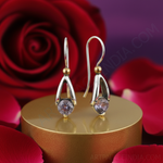 Load image into Gallery viewer, 925 Silver Amethyst Drop Earrings | Women's Jewelry Gift