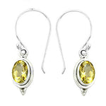 将图像加载到图库查看器中, 925 Silver Citrine Drop Earrings for Women | Gemstone Jewelry