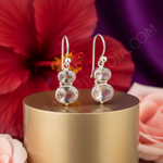 Load image into Gallery viewer, 925 Sterling Silver Rose Quartz Earrings | For Women | Gift