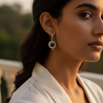 将图像加载到图库查看器中, 925 Silver Smoky Quartz Drop Earrings for Women | Gift