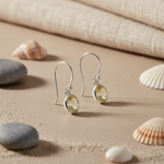Load image into Gallery viewer, 925 Silver Lemon Quartz Earrings | Women's Dangle Jewelry