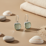 Load image into Gallery viewer, 925 Silver Chalcedony Drop Earrings for Women | Gift Jewelry
