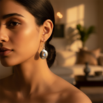 将图像加载到图库查看器中, 925 Silver Moonstone Drop Earrings for Women | Dangle Jewelry