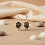 将图像加载到图库查看器中, 925 Silver Smoky Quartz Earrings for Women | Gemstone Jewelry
