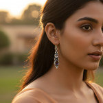 Load image into Gallery viewer, 925 Silver Amethyst Drop Earrings for Women | Gemstone Jewelry