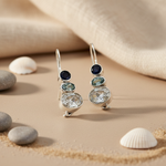 Load image into Gallery viewer, 925 Silver Gemstone Drop Earrings for Women | Dangle Earrings