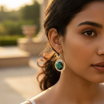 Load image into Gallery viewer, 925 Silver Turquoise Earrings for Women | Gemstone Jewelry