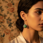 Load image into Gallery viewer, 925 Sterling Silver Turquoise Earrings for Women | Floral Jewelry