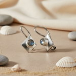 Load image into Gallery viewer, 925 Silver Moonstone Drop Earrings for Women | Dainty Jewelry