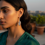 将图像加载到图库查看器中, 925 Silver Moonstone Teardrop Earrings for Women | Dainty Jewelry