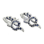 将图像加载到图库查看器中, Silver Sapphire Stud Earrings for Women | Dainty Jewelry Gift