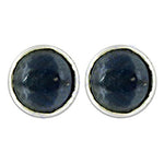 将图像加载到图库查看器中, 925 Silver Stud Earrings | Dark Blue Gemstone | For Women