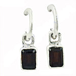 将图像加载到图库查看器中, 925 Silver Black Stone Drop Earrings for Women | Gift Jewelry