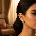 将图像加载到图库查看器中, Yellow Citrine Stud Earrings in Sterling Silver | For Women