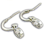 Load image into Gallery viewer, 925 Silver Cubic Zirconia Hook Earrings for Women