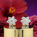 Load image into Gallery viewer, Diamond Flower Stud Earrings | Women's Fine Jewelry Gift