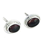 将图像加载到图库查看器中, 925 Silver Stud Earrings with Black Pearl for Women | Gift