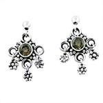 将图像加载到图库查看器中, 925 Silver Smoky Quartz Dangle Earrings for Women | Gift